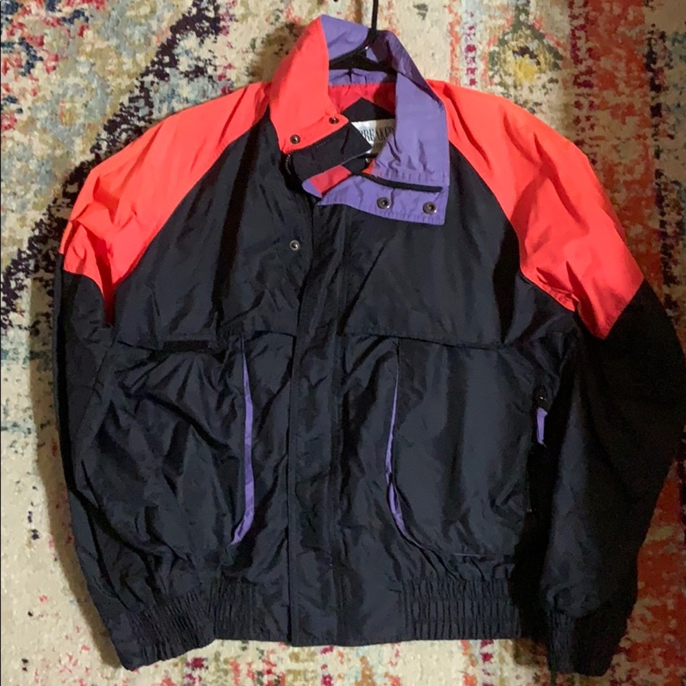 Pink and purple windbreaker size large